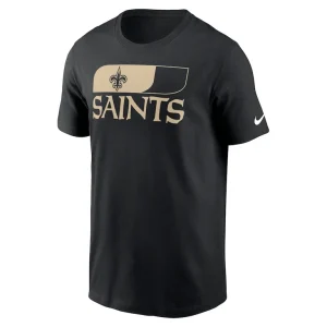 New orleans saints nike air essential t shirt Black M