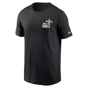 New orleans saints nike blitz essential t shirt Black M