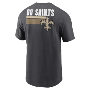 New orleans saints nike blitz essential t shirt anthracite Multi L