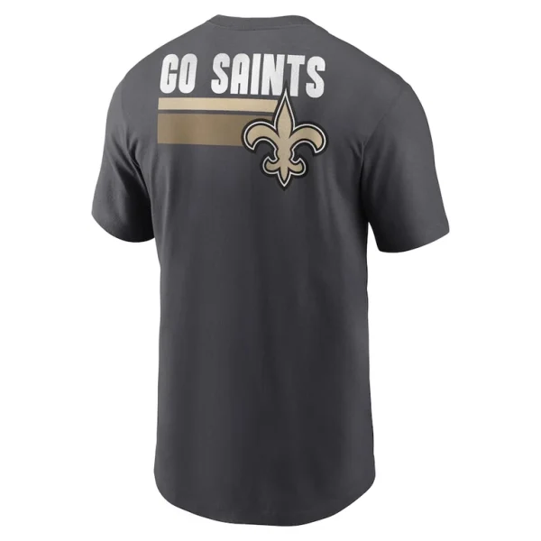 New orleans saints nike blitz essential t shirt anthracite Multi L