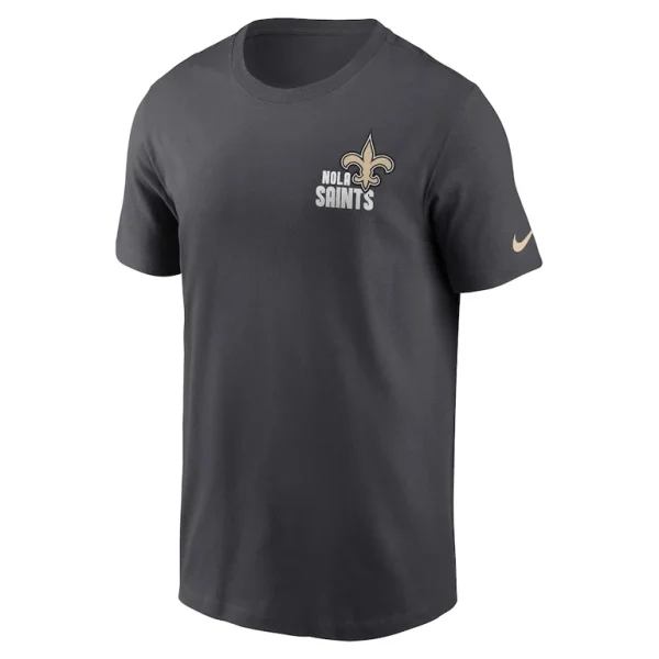 New orleans saints nike blitz essential t shirt anthracite Multi M