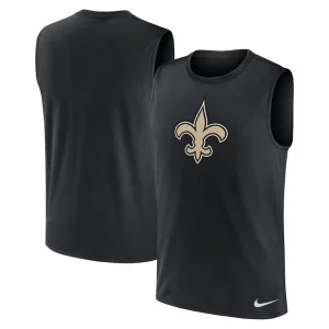 New orleans saints nike blitz legend muscle tank top Black