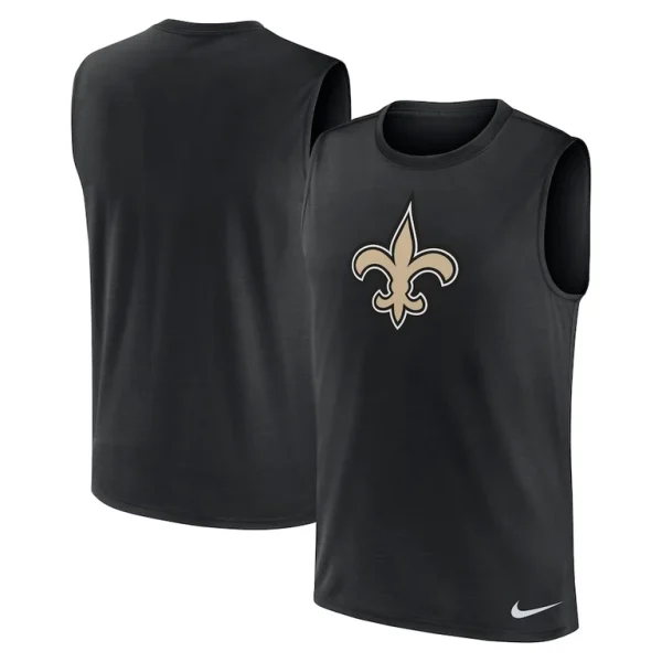 New orleans saints nike blitz legend muscle tank top Black