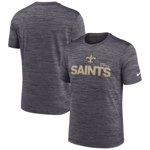 New orleans saints nike blitz velocity modern performance t shirt Black