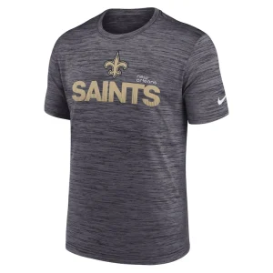 New orleans saints nike blitz velocity modern performance t shirt Black M