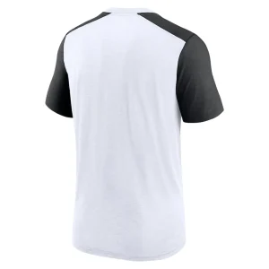 New orleans saints nike color block team name t shirt Whiteheathered black L