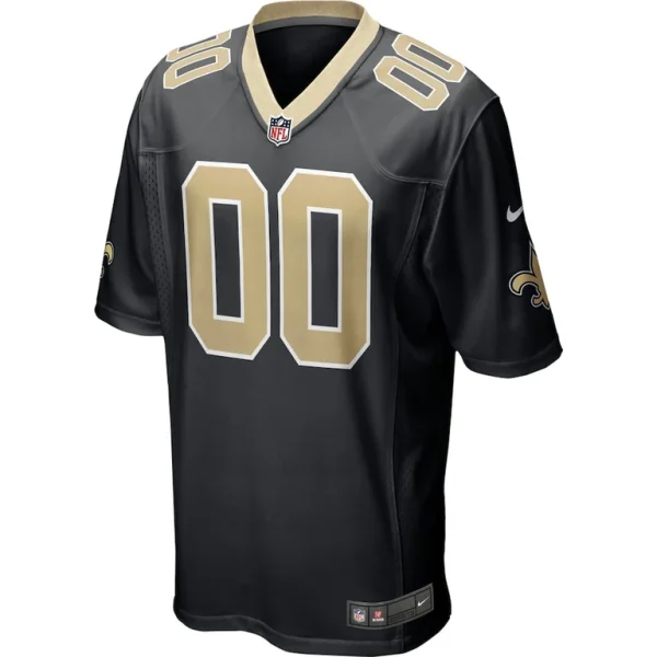 New orleans saints nike custom game jersey Black M