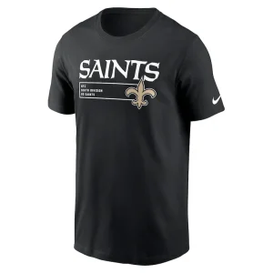 New orleans saints nike division essential t shirt Black M