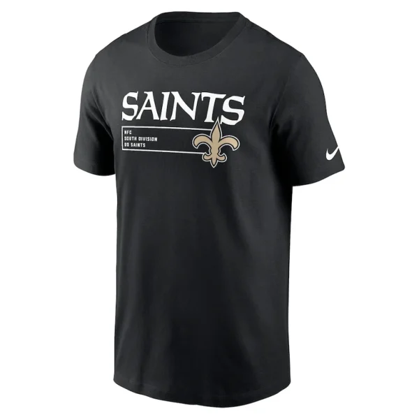 New orleans saints nike division essential t shirt Black M