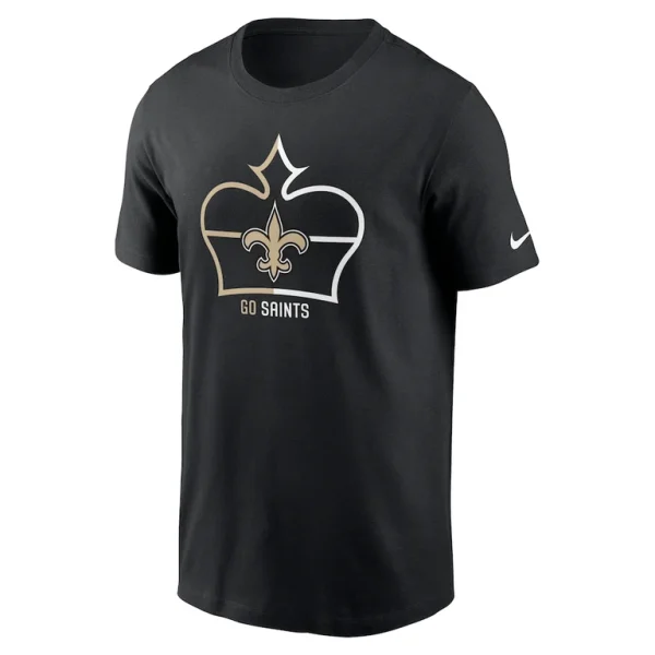 New orleans saints nike essential local phrase t shirt Black M