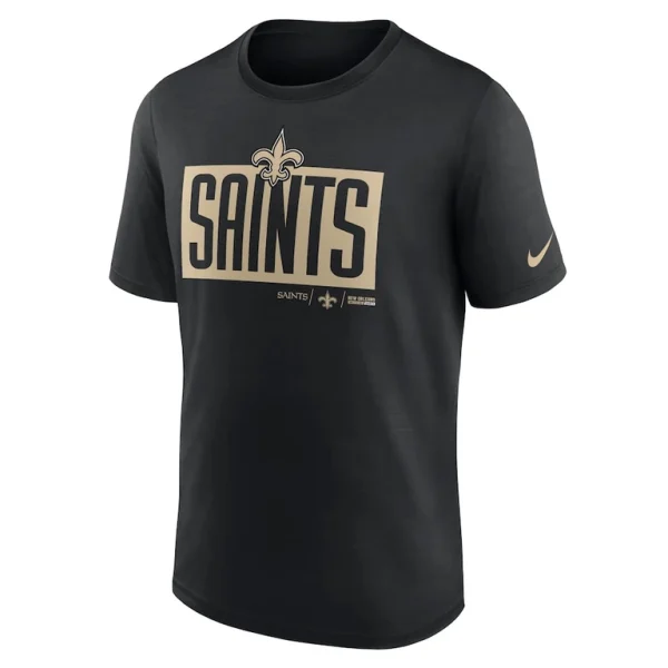 New orleans saints nike exceed performance t shirt Black M