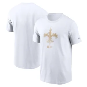 New orleans saints nike faded essential t shirt White