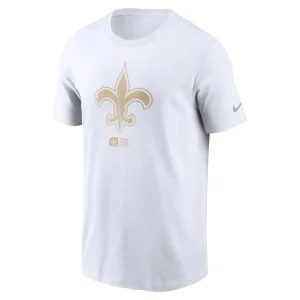 New orleans saints nike faded essential t shirt White M