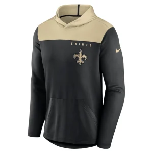 New orleans saints nike fan gear pullover hoodie Black M