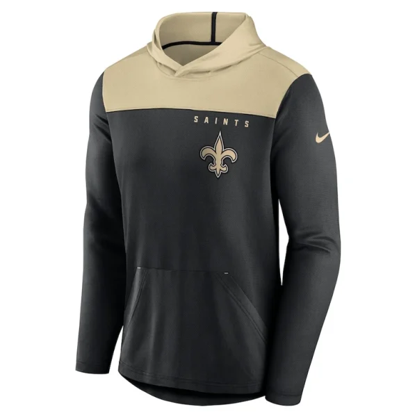 New orleans saints nike fan gear pullover hoodie Black M