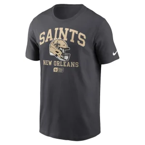 New orleans saints nike helmet essential t shirt anthracite Multi M