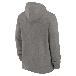 New orleans saints nike historic lifestyle full zip hoodie Heather charcoal L
