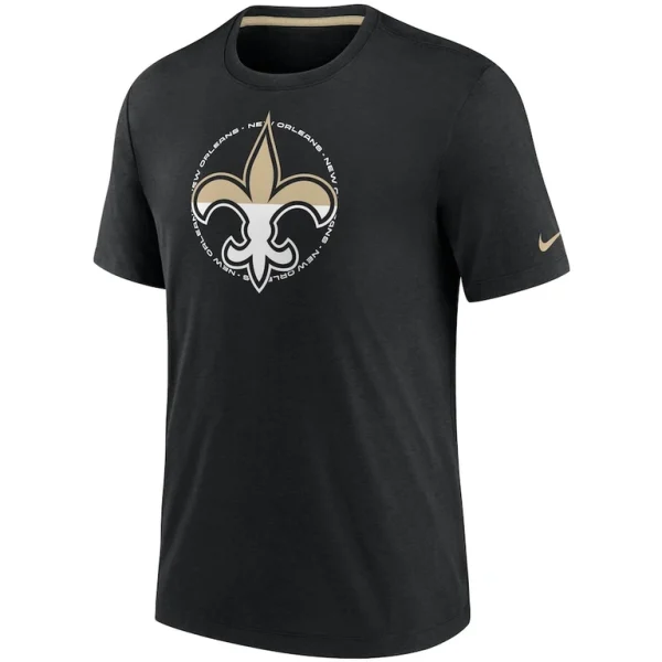 New orleans saints nike historic tri blend t shirt Black M