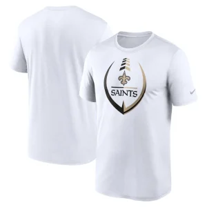 New orleans saints nike icon legend performance t shirt White