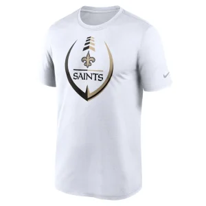 New orleans saints nike icon legend performance t shirt White M