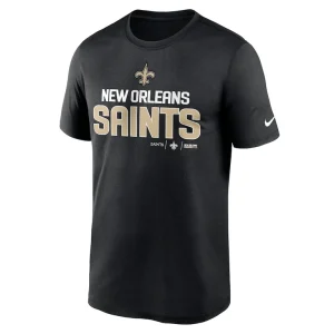New orleans saints nike legend community performance t shirt Black M