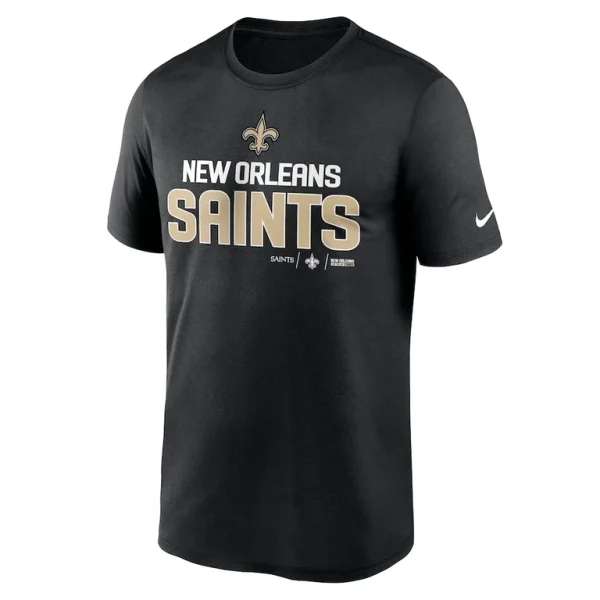 New orleans saints nike legend community performance t shirt Black M