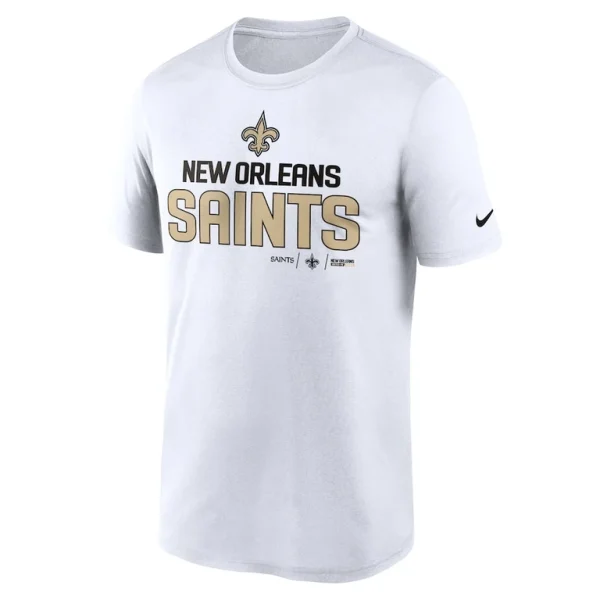 New orleans saints nike legend community performance t shirt White M