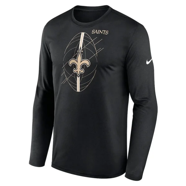 New orleans saints nike legend icon long sleeve t shirt Black M