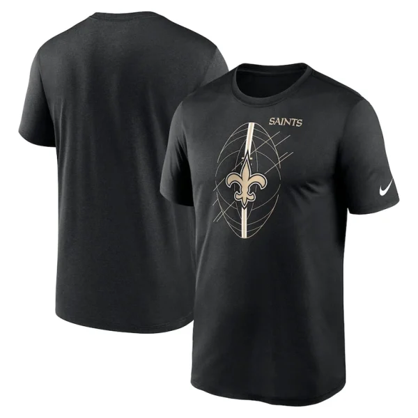 New orleans saints nike legend icon performance t shirt Black