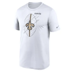 New orleans saints nike legend icon performance t shirt White M