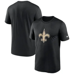 New orleans saints nike legend logo performance t shirt Black