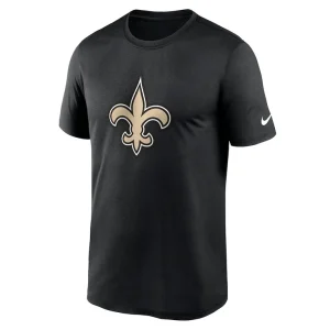 New orleans saints nike legend logo performance t shirt Black M