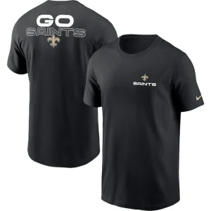New orleans saints nike local phrase t shirt Black