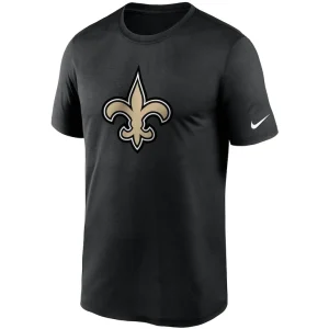 New orleans saints nike logo essential legend performance t shirt Black M