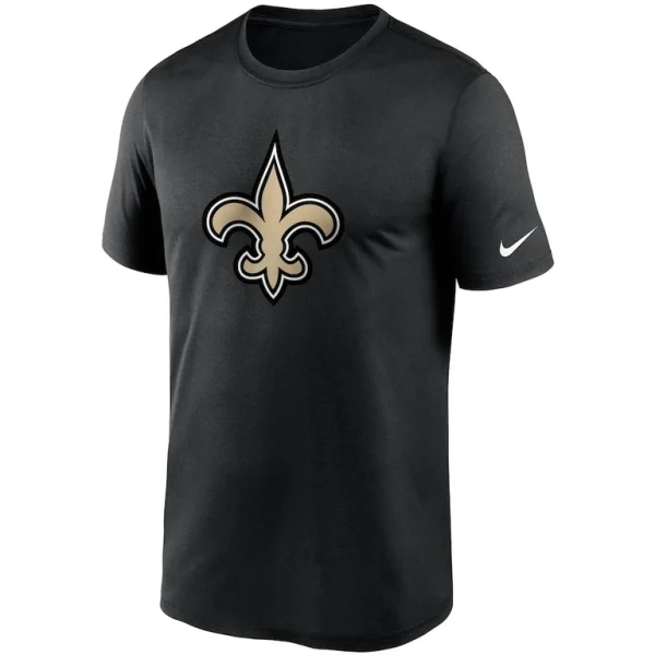 New orleans saints nike logo essential legend performance t shirt Black M