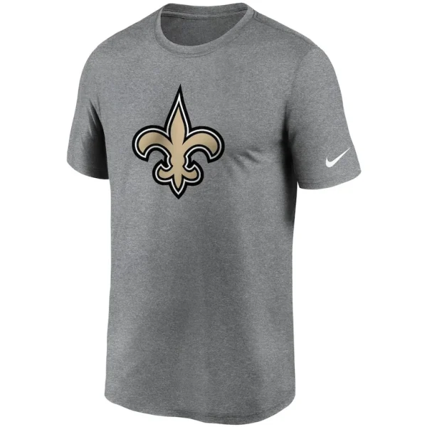 New orleans saints nike logo essential legend performance t shirt Heathered charcoal M