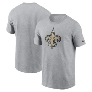 New orleans saints nike logo essential t shirt Gray