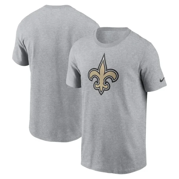 New orleans saints nike logo essential t shirt Gray