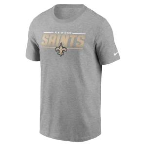 New orleans saints nike muscle t shirt Heathered gray M