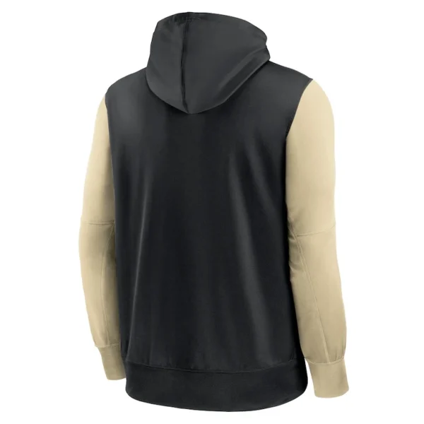 New orleans saints nike performance full zip hoodie Black L