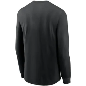 New orleans saints nike primary logo long sleeve t shirt Black L
