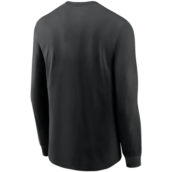 New orleans saints nike primary logo long sleeve t shirt Black L