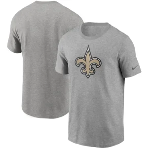 New orleans saints nike primary logo t shirt Heathered gray