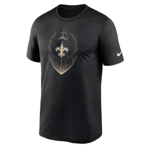 New orleans saints nike primetime legend icon performance t shirt Black M