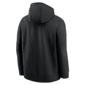 New orleans saints nike rewind club logo pullover hoodie Black L