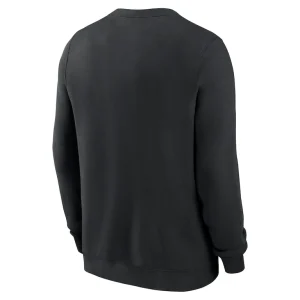 New orleans saints nike rewind club pullover sweatshirt Black L