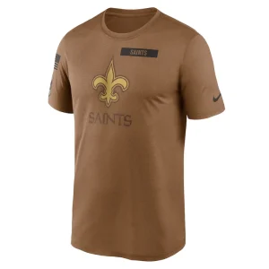 New orleans saints nike salute to service legend performance t shirt Brown M