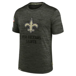 New orleans saints nike salute to service velocity team t shirt Olive M