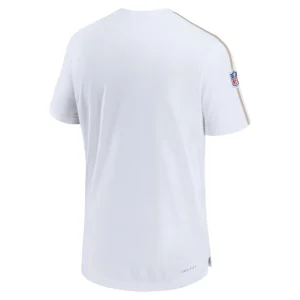 New orleans saints nike sideline alternate logo coach performance top White L