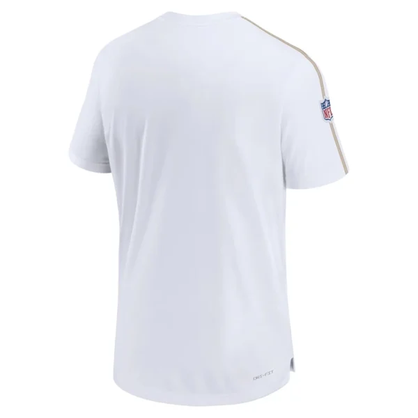 New orleans saints nike sideline alternate logo coach performance top White L